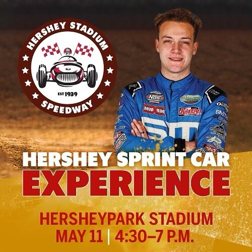 On May 11, 1939 Hershey, PA&rsquo;s  @hersheypark Stadium hosted its first race.
84 years later to the day at Hersheypark Stadium, we&rsquo;ll be celebrating the local racing history with the Hershey Sprint Car Experience!
Come out this Thursday, M